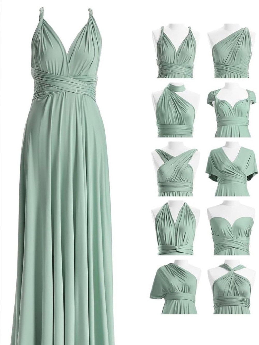 NEW 72 Styles Infinity Gown Bridesmaids dress